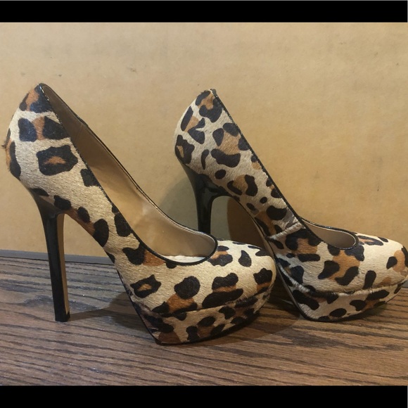 steve madden animal print heels